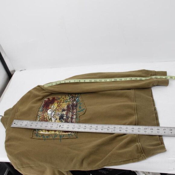 Vintage Basic house Jimi hendrix jacket men's Large Woodstock 1969 graphic fip - Picture 10 of 16